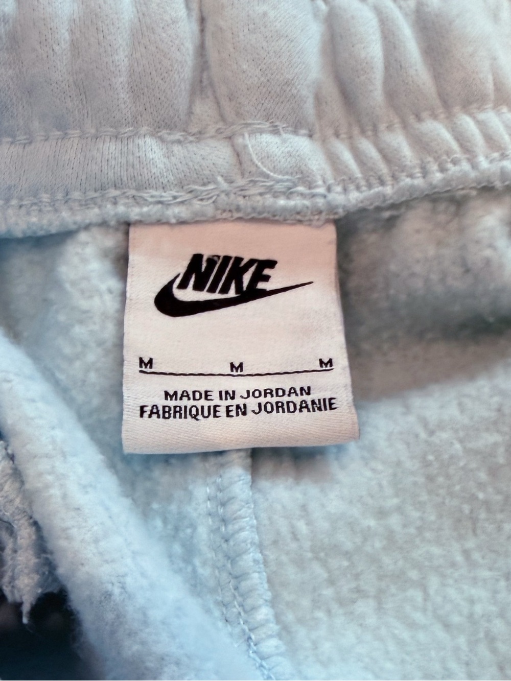 Nike Sportswear Club Fleece Joggers – Glacier Blue – Medium - Picture 7 of 8